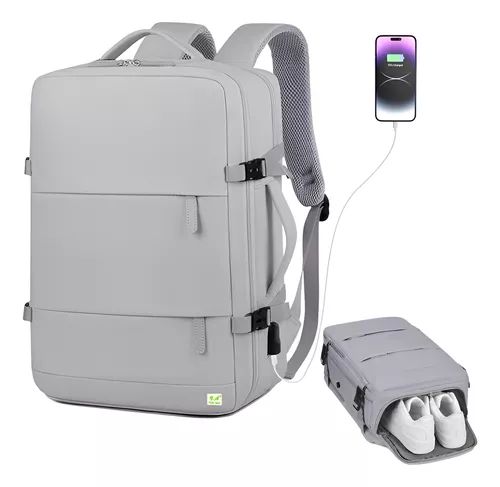 Mochila de Viaje para Equipaje de Mano con USB